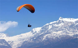 Paragliding in Nepal